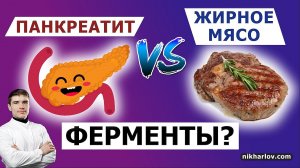 ? Жирное мясо и хронический панкреатит. Принимать ферменты при переходе на высокожировое питание?