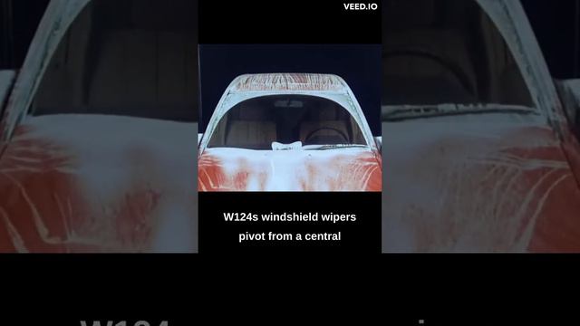 @classicstargarage the Pivoting Windshield Wiper Mechanism of the Mercedes-Benz W124 E-Class