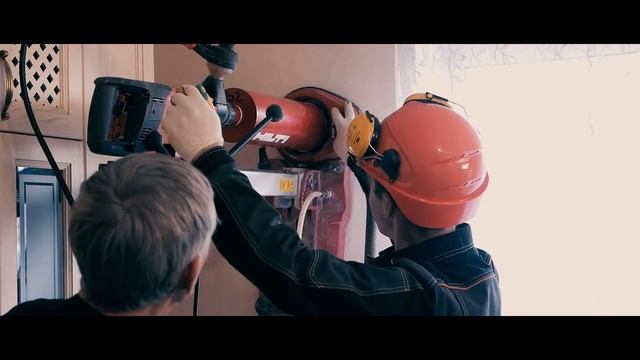 Алмазное бурение. Томск. СИБГЕОТЕРМ. Hilti. смотреть онлайн