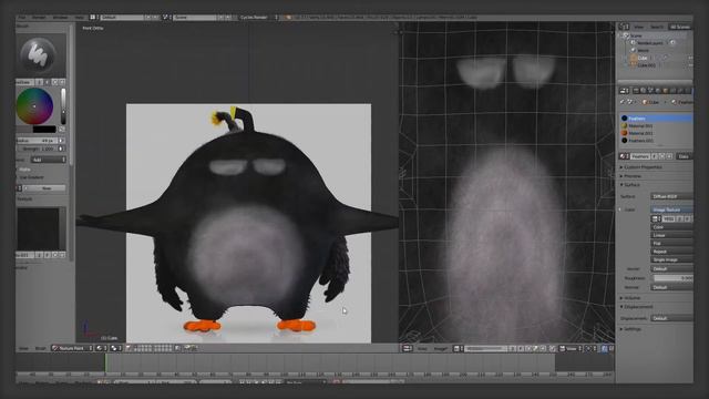 CGDELUXE Blender 3D Modeling Tutorial - Angry Birds Bomb Character смотреть онлайн