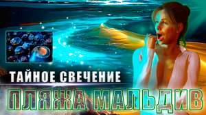 ?Биолюминесцентные пляжи на Мальдивах. Неоновое свечение природы?