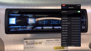 Alpine UTE-73BT CDE-172BT CDE-175BT Bluetooth Pairing Instructions