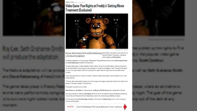 Теории и Факты FNAF #2 - ФИЛЬМ ФНАФ!
