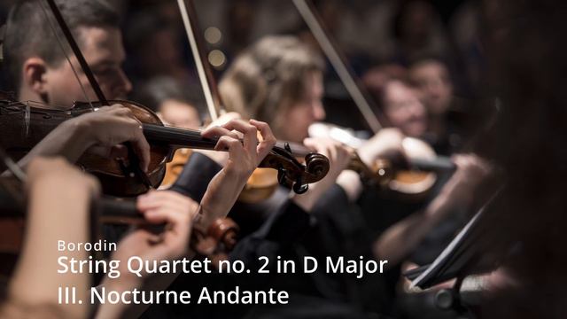 Borodin  String Quartet no  2 in D Major   III  Nocturne Andante смотреть онлайн