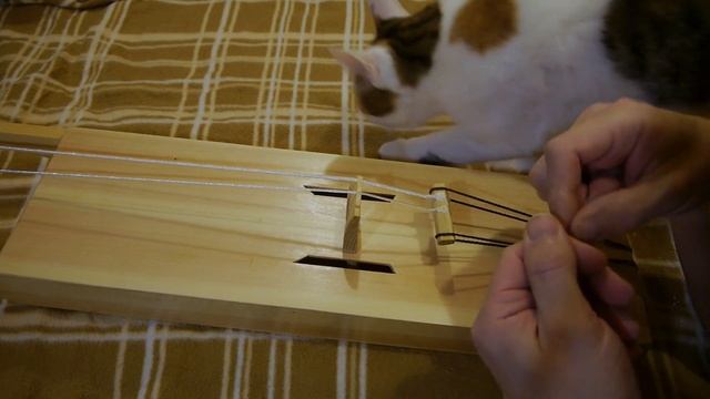 Изготовление струн для тальхарпы, йоухикко, гудка или лиры из нейлоновой мононити. смотреть онлайн