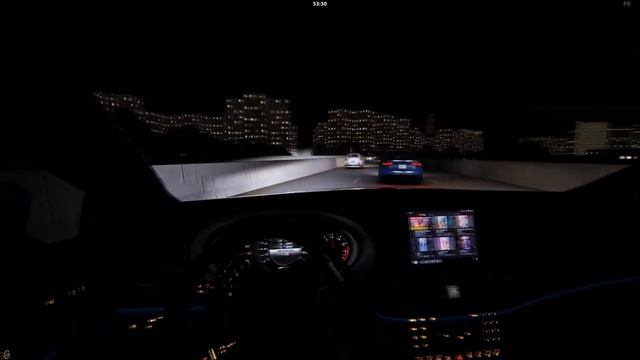 Шашки CLS63 vs M5 F10 Ночной Нью Йорк ? Assetto Corsa 720p смотреть онлайн