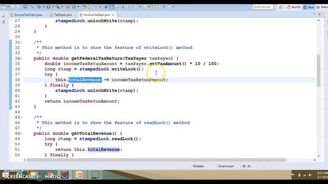 Java Concurrency StampedLock example | Java 8 StampedLock смотреть онлайн