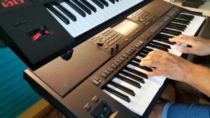 Flames Of Love - Fancy. Cover on Yamaha PSR SX-700