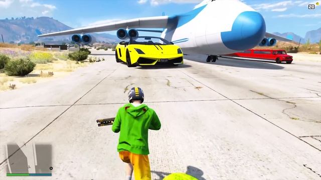 ГИГАНТСКАЯ ЛАМБОРГИНИ ГАЛЛАРДО В ГОРОДЕ в ГТА 5 МОДЫ - ОБЗОР МОДА в GTA 5 ВИДЕО