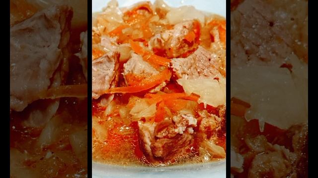 Овощное рагу с мясом.Рагу овощное блюдо.??????