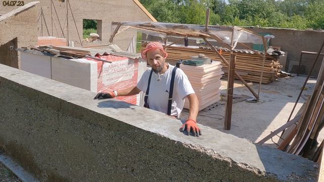 Крыша, мауэрлат без армопояса, да легко, пила STIHL 180 ремонт без затрат?√168 Строим Дом.04.07.202 смотреть онлайн