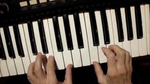 Учимся играть на пианино двумя руками.#Ой,звоны звонят