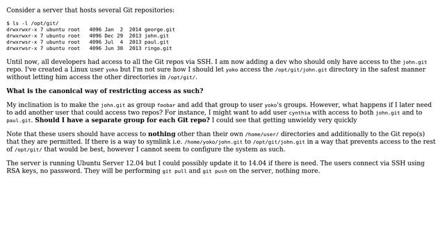 DevOps & SysAdmins: Allow a user to access a single Git repository смотреть онлайн