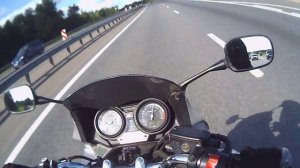 Honda cb400 boldor по трассе