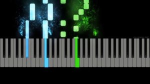 Survivor - Is This Love  Easy Piano - Easy Piano Tutorial (Synthesia Music Visualizer)