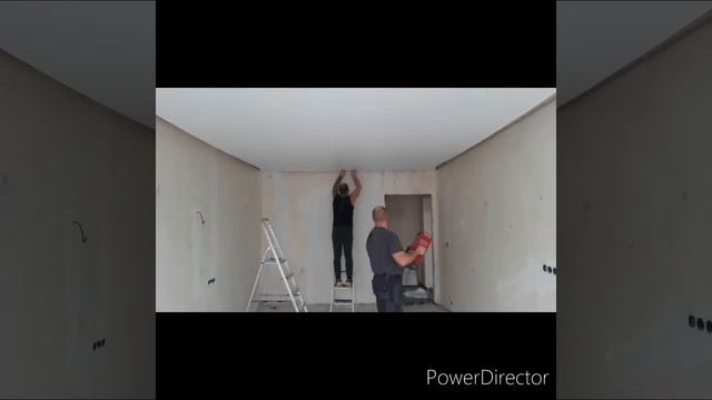 Натяжные потолки (монтаж полотна) смотреть онлайн