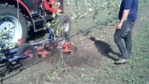 Работа приствольной фрезы