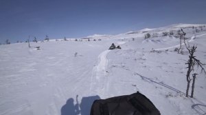 Тайга Патруль 800 SWT на Мотыклейских горячих источниках, март 2019 г.