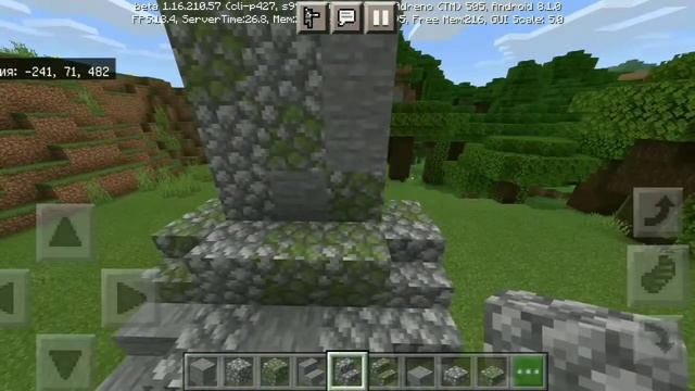МАЙНКРАФТ КАМЕННАЯ СТАТУЯ : КАК ПОСТРОИТЬ СТАТУЮ ЖИТЕЛЯ В #MINECRAFT | ОБУЧЕНИЕ #17