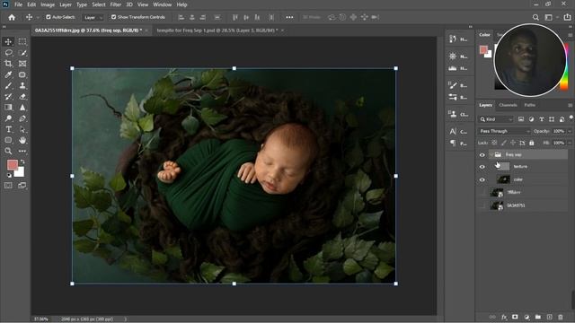 How to Edit Newborn Photos in Capture One & Photoshop: Photo Manipulation and Frequency Separation смотреть онлайн