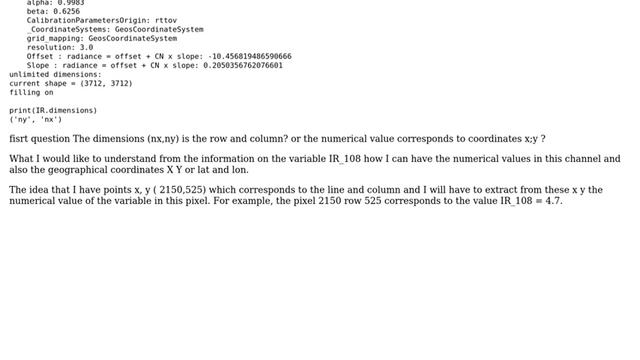 GIS: Read numerical value of variable in NetCDF4 using Python смотреть онлайн