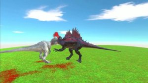 Indominusrex VS Inspinedoraptor Animal Revolt Battle Simulator ARBS