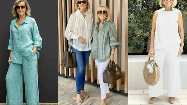 ИЗУМИТЕЛЬНЫЕ ЛЬНЯНЫЕ БЛУЗЫ НА ЛЕТО 2023 смотреть онлайн