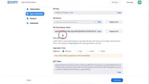 How to Get ZOOM API for Moodle