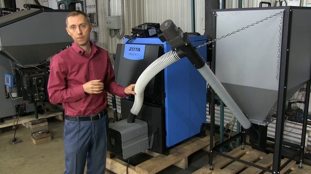 Знакомство с конструкцией пеллетной горелки ZOTA FOХ смотреть онлайн