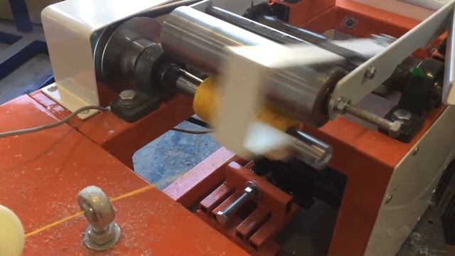 Первый вариант намоточного станка для намотки шпагата в катушки . смотреть онлайн