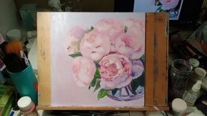 МК "Пионы акрилом"