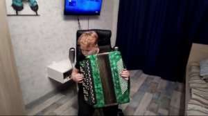 "Крылатые качели" Евгений Крылатов, из к/ф «Приключения электроника», исполнение на баяне