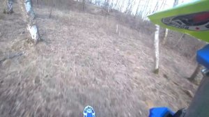 Заклинило коробку на мотоцикле! Эндуро покатушка | Падения