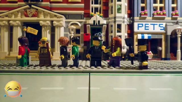 Бойня за место в автобусе! Обычный рабочий день! Не детское LEGO. смотреть онлайн