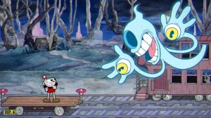 Cuphead Битва с боссом Призрачный экспресс