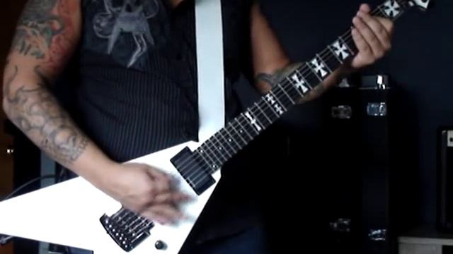 Slayer - cover - Temptation - rhythm track - ESP NV STD SW - Duncan AHB-1 Blackouts смотреть онлайн