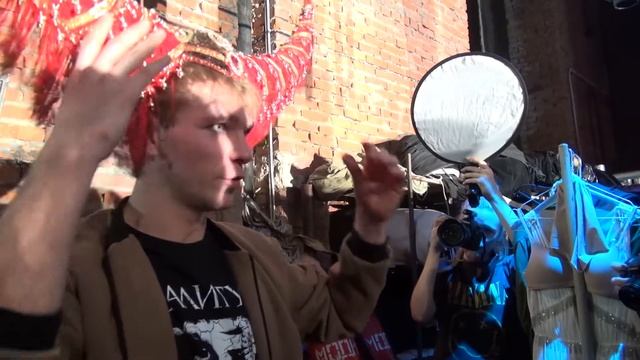 Фрагменты экскурсии по закулисью спектакля "Калигула". Часть 1