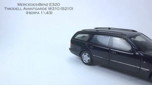 Mercedes Benz E320 T modell Avantgarde W210 S210 (Herpa) 1\43