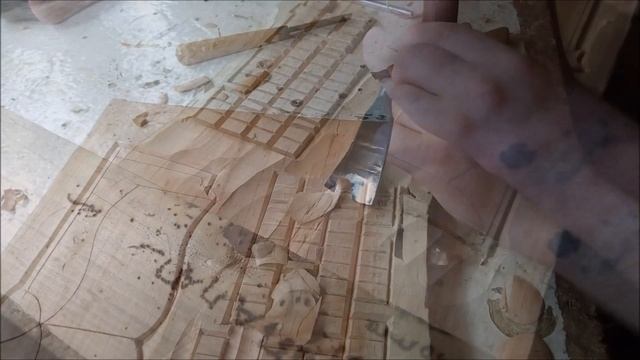 Резное  панно - ХРИСТИАНСКАЯ тематика. Резьба по дереву - Wood carving.