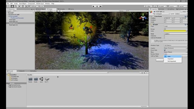 Создание игр / Unity C# уроки/ #3 Освещение и смена времени суток