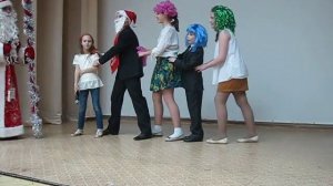 Инсценировка сказки репка на Новогоднем вечере.