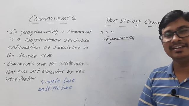 L 11: SINGLE LINE & MULTI LINE COMMENTS IN PYTHON | DOC STRING IN PYTHON | FULL COURSE ON PYTHON