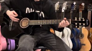 Звучание акустической гитары из липы 7/8