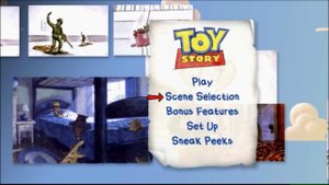 DVD - меню : Toy Story 1 (История игрушек 1) (1995)