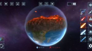 играю в игру и показываю как разблокировать три новые планеты в игре где  их надо разрушать