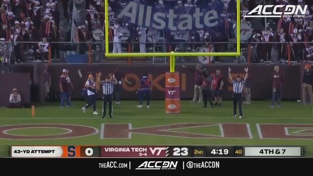 Syracuse vs. Virginia Tech Condensed Game | 2023 ACC Football смотреть онлайн