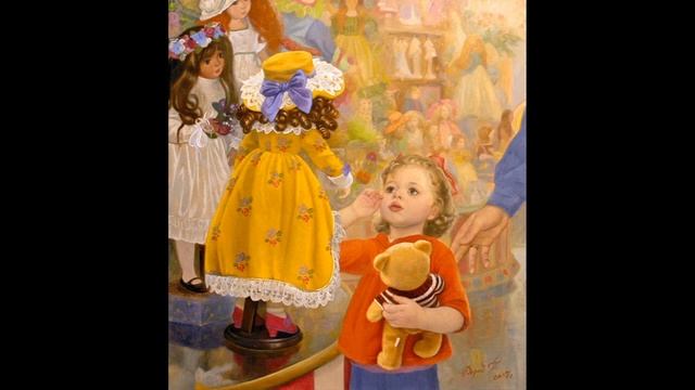 Дети и животные на картинах художника Татьяны Дерий. смотреть онлайн