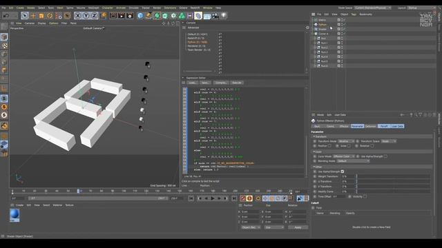 [013] PYTHON for CINEMA 4D: Build a 7-Segment Display! | FULL PROJECT | AfterGlow - Part 4/5 | (ENG смотреть онлайн