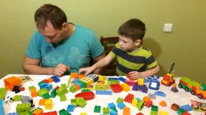 Супер машинки Лего Дупло. Играем в конструктор с машинками Lego Duplo. Строим