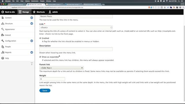 Drupal 8 Basics #13 - How To Create A Menu смотреть онлайн